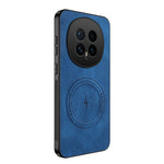 WANLONFENG For Honor Magic8 5G Magnetic Case  SD1 Series Nappa Texture PC TPU Phone Cover