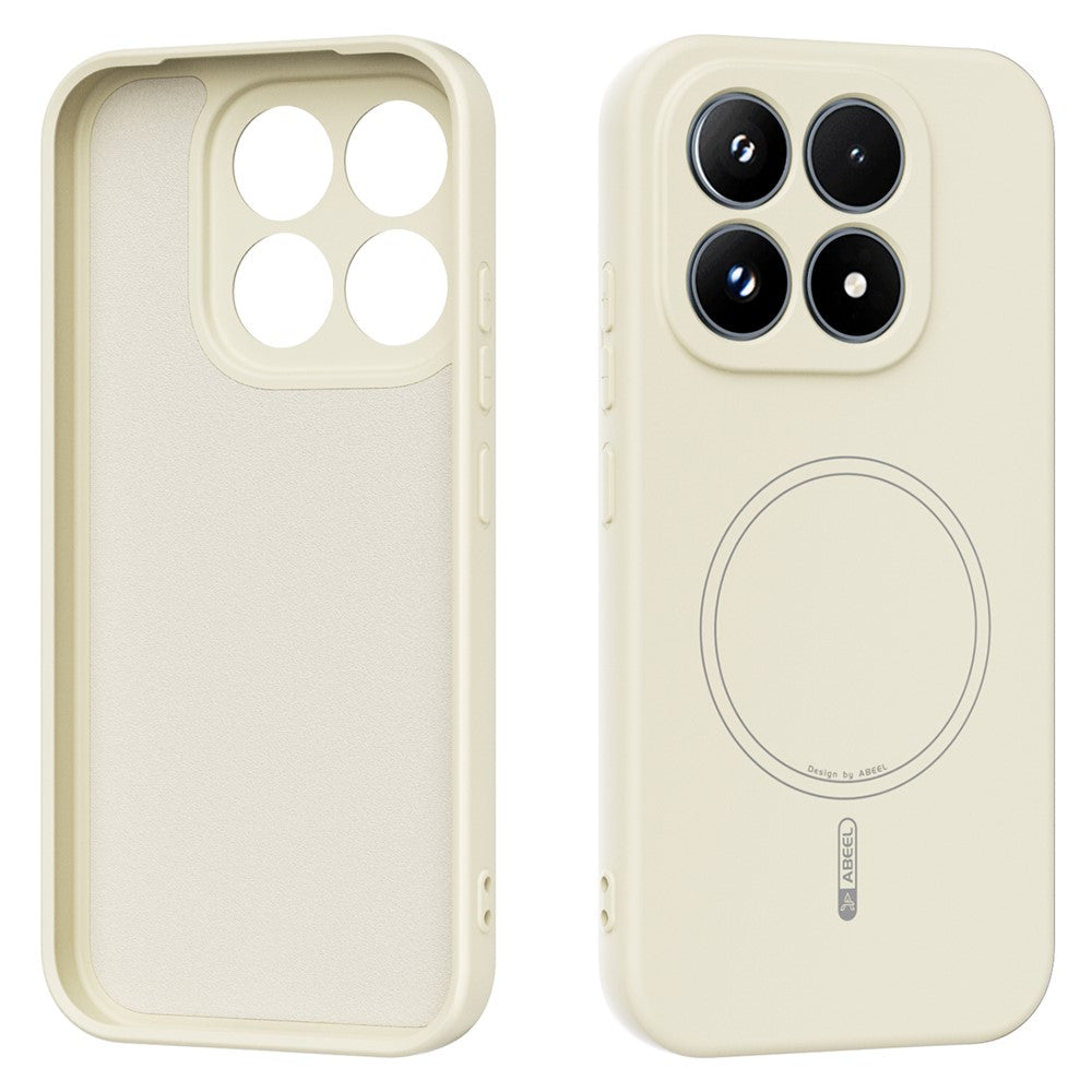 ABEEL For Xiaomi 17 Magnetic Case Skin Touch Liquid Silicone Phone Back Cover