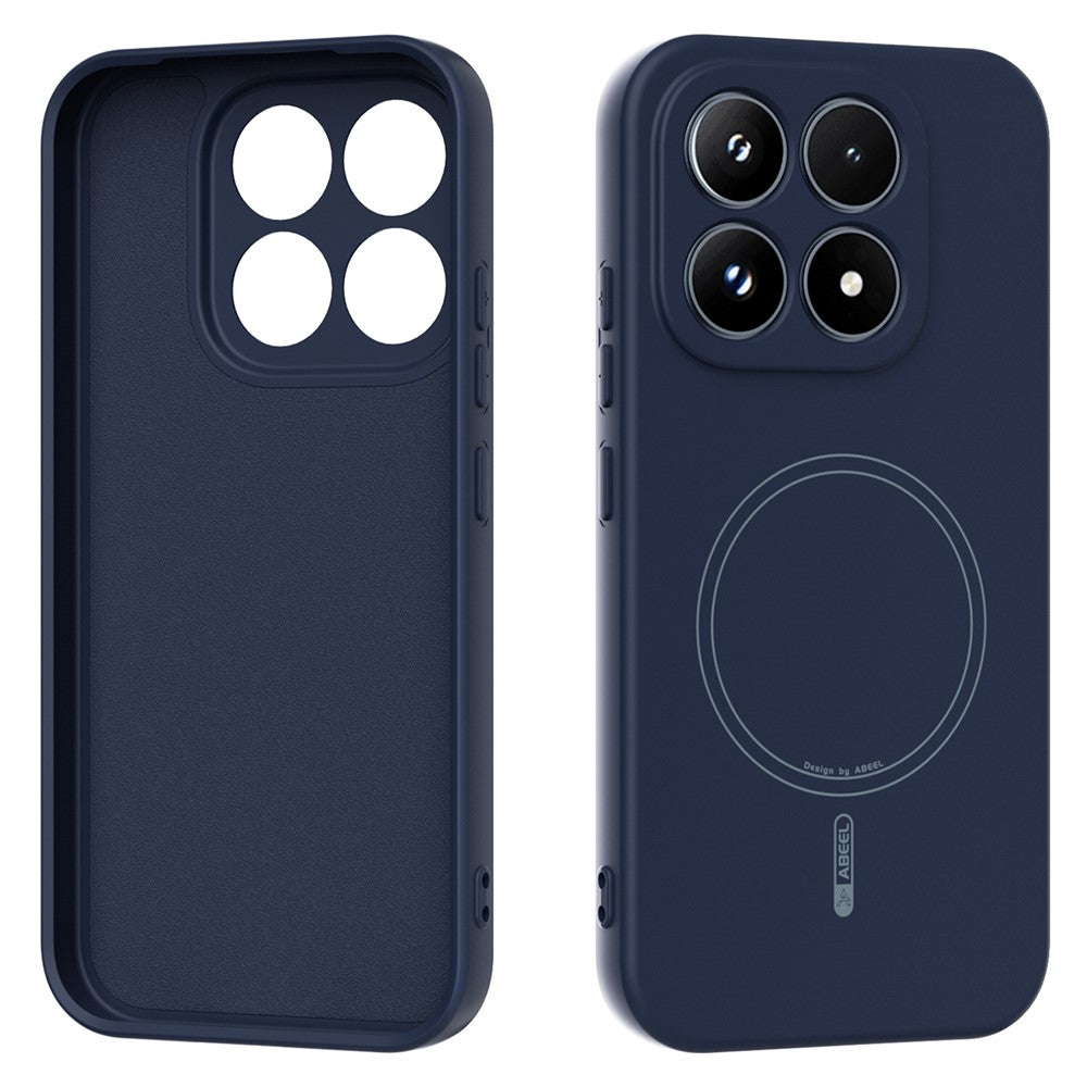 ABEEL For Xiaomi 17 Magnetic Case Skin Touch Liquid Silicone Phone Back Cover