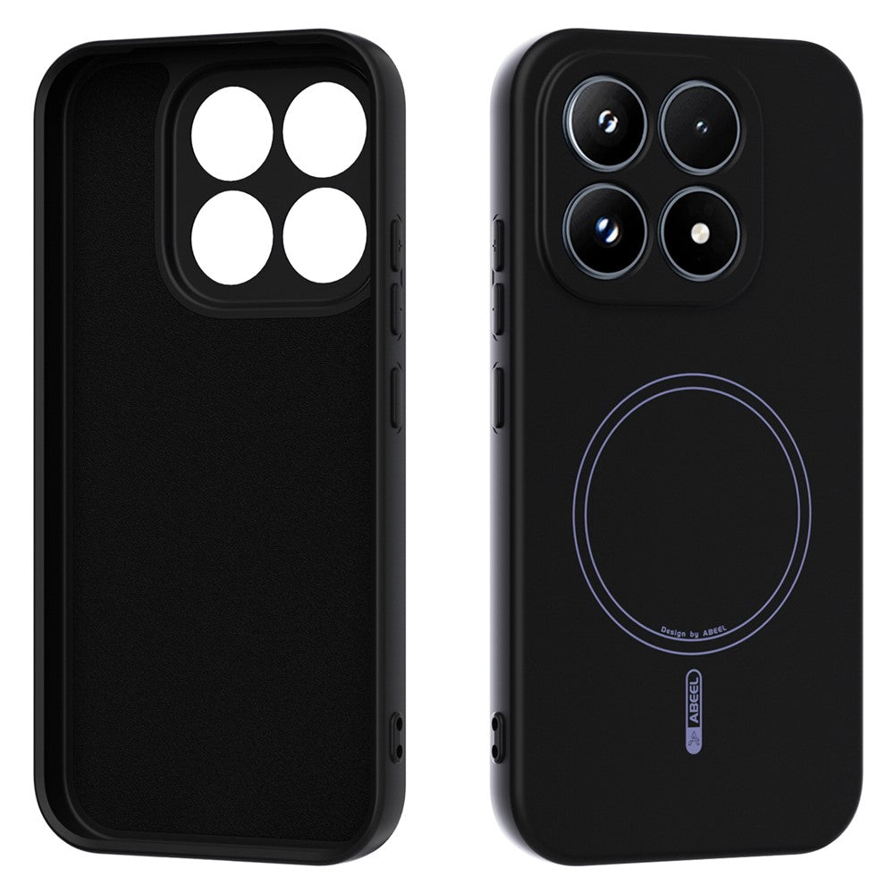 ABEEL For Xiaomi 17 Magnetic Case Skin Touch Liquid Silicone Phone Back Cover