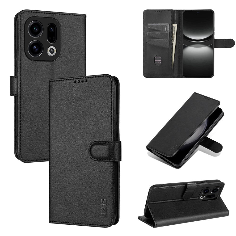AZNS For Oppo Find X9 5G Case PU Leather Wallet Phone Cover