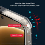 XUNDD För OnePlus 15 5G Skal Stoppsäkert TPU + Akryl Genomskinligt Baksida mobilskal