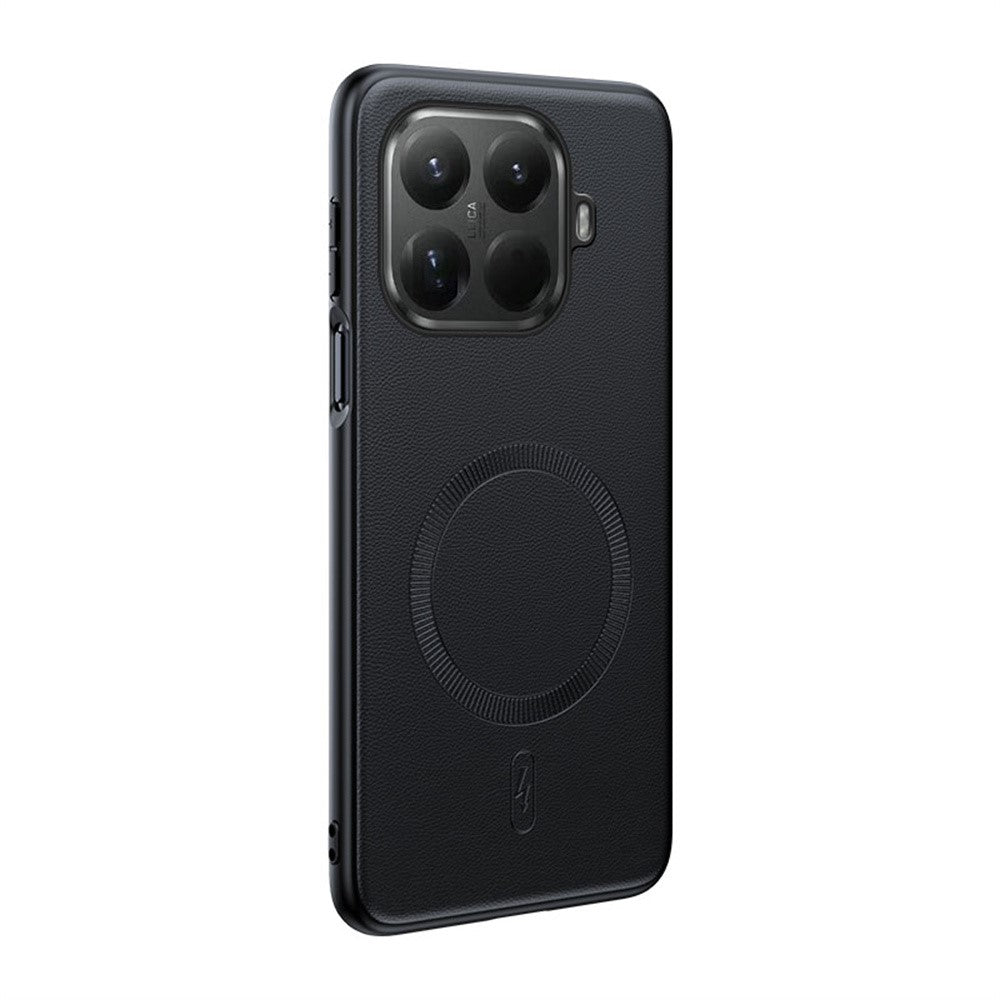 Xiaomi 15T Pro Magnetiskt skal Magnetiskt skal Läderbelagt TPU + PC mobilskal