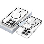 For Xiaomi 17 Case Magnetic Case Aluminium Alloy PC Matte Phone Cover Pop-Up Snap Lock