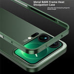 For Xiaomi 17 Pro Bumper Case Metal Frame Heat Dissipation Cover