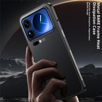 For Xiaomi 17 Pro Bumper Case Metal Frame Heat Dissipation Cover