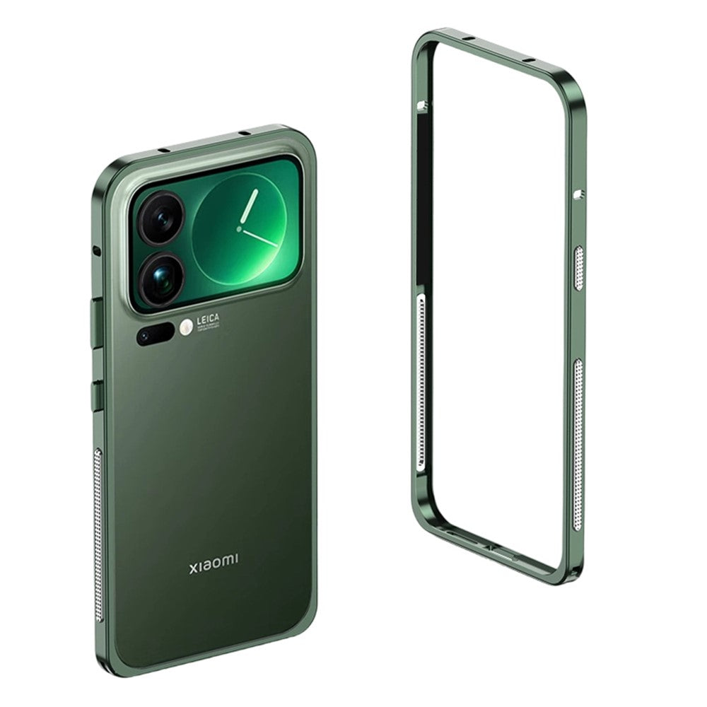 For Xiaomi 17 Pro Bumper Case Metal Frame Heat Dissipation Cover