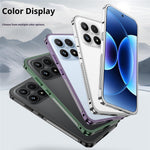 For Xiaomi 17 Bumper Case Metal Frame Heat Dissipation Cover