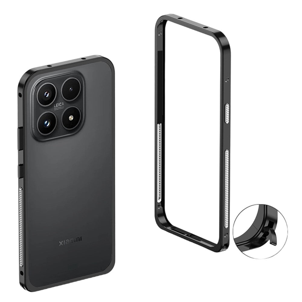 For Xiaomi 17 Bumper Case Metal Frame Heat Dissipation Cover