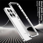 For Xiaomi 17 Bumper Case Metal Frame Heat Dissipation Cover