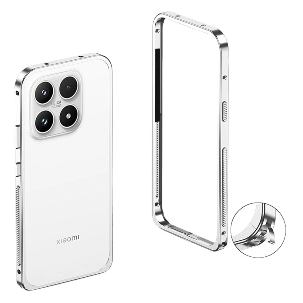 For Xiaomi 17 Bumper Case Metal Frame Heat Dissipation Cover