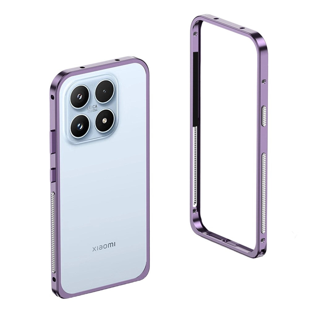For Xiaomi 17 Bumper Case Metal Frame Heat Dissipation Cover