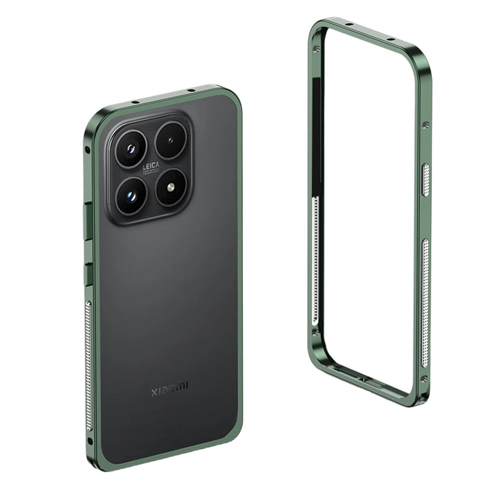 For Xiaomi 17 Bumper Case Metal Frame Heat Dissipation Cover