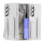 Samsung Galaxy Z Fold7 5G-skal, korthållare, stativ, armband, PC-mobilskal med styluspenna/pennfack
