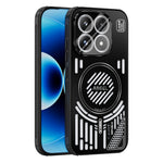 ABEEL For Xiaomi 17 Magnetic Case Aluminium Alloy + PC + TPU Hollow Heat Dissipation Phone Cover