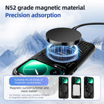 ABEEL Magnetiskt Skal För Xiaomi 17 Pro Aluminiumlegering + PC + TPU Ihåligt Värmeavledande mobilskal