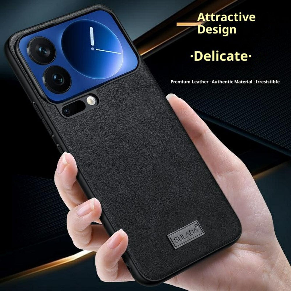 SULADA For Xiaomi 17 Pro Case PU Leather + TPU + PC Back Phone Cover