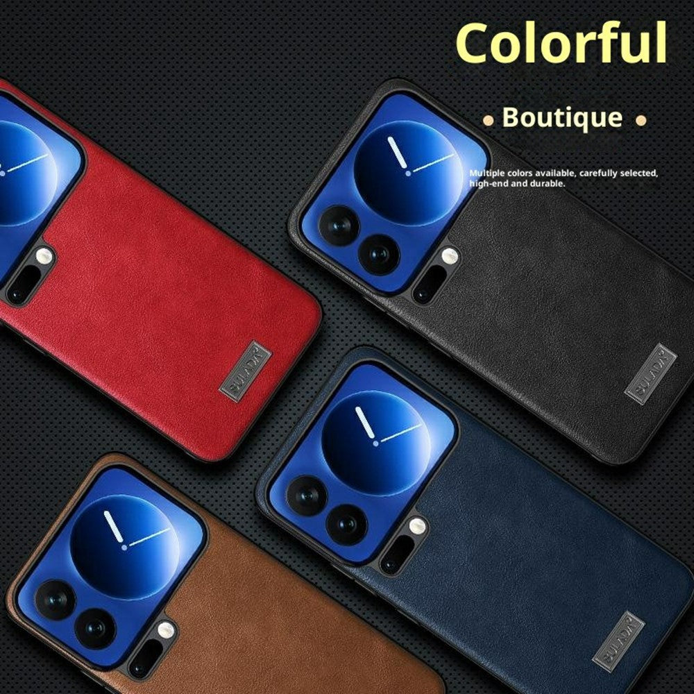 SULADA For Xiaomi 17 Pro Case PU Leather + TPU + PC Back Phone Cover