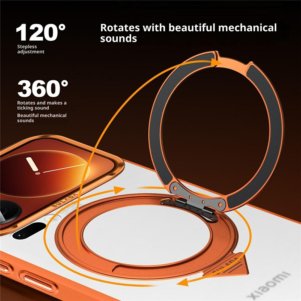 SULADA Magnetiskt Skal För Xiaomi 17 Pro Anti-Fingeravtryck Matt TPU + PC mobilskal med Stöd