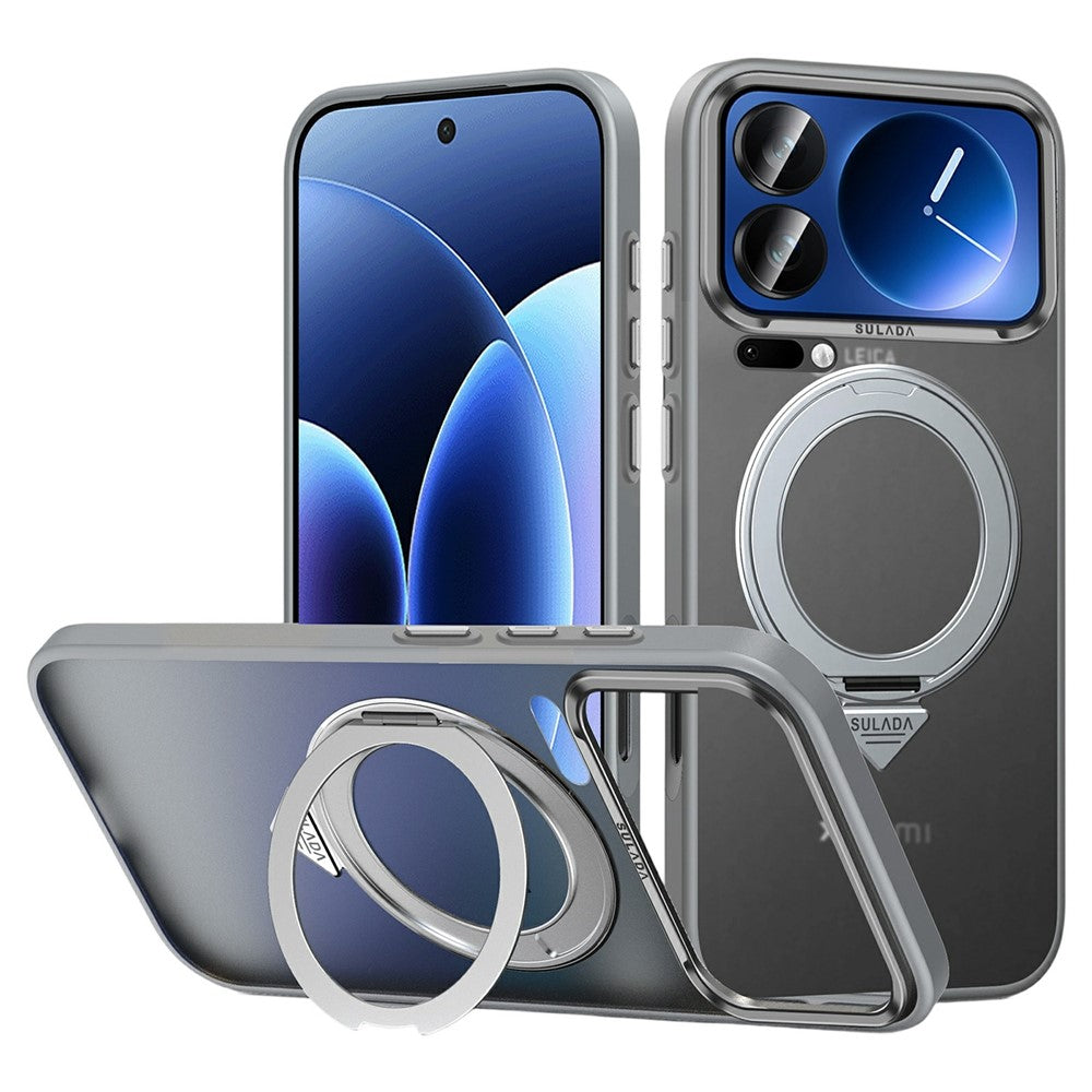 SULADA Magnetiskt Skal För Xiaomi 17 Pro Anti-Fingeravtryck Matt TPU + PC mobilskal med Stöd