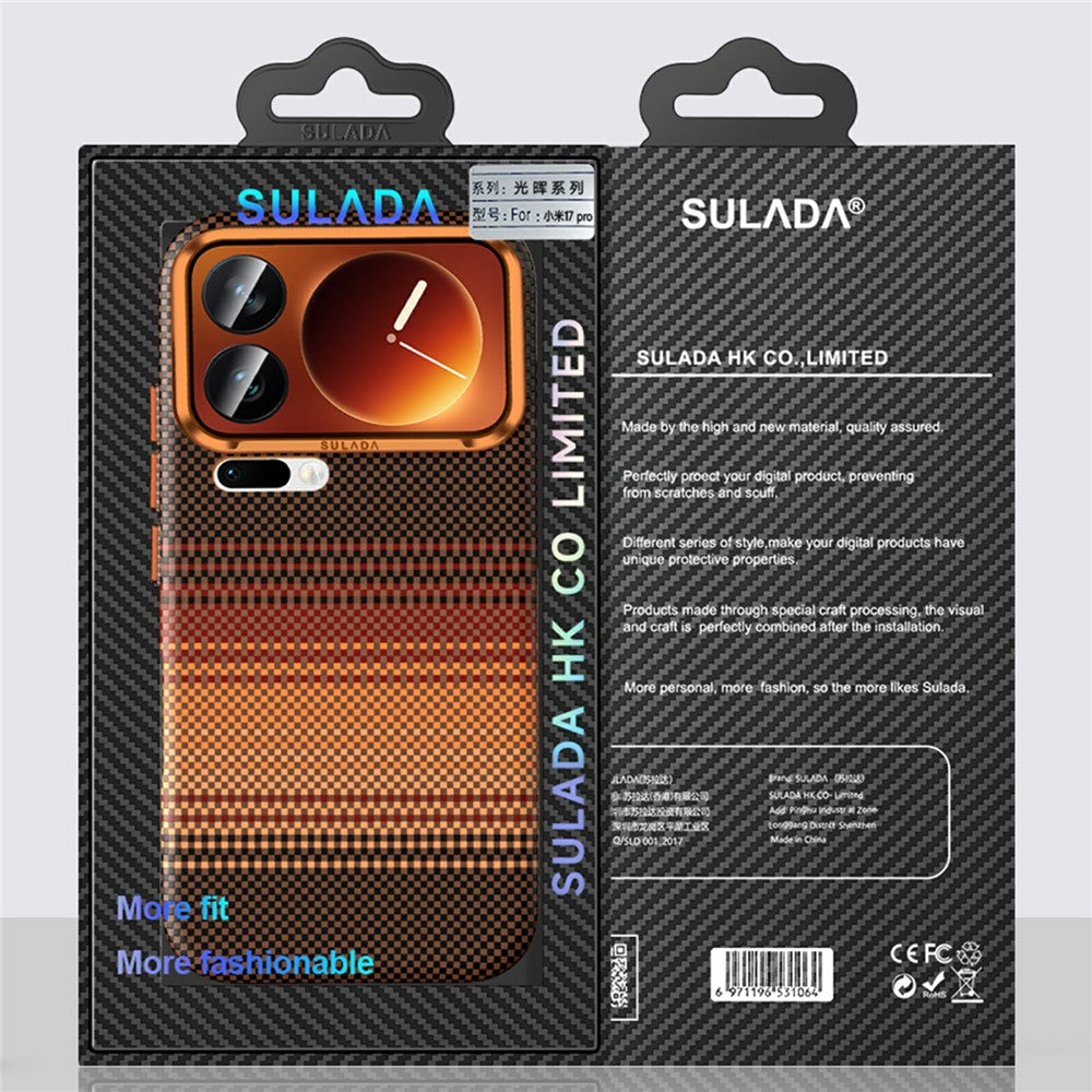 SULADA For Xiaomi 17 Pro Magnetic Case Shockproof Hard PC Phone Back Cover