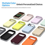 For iPhone 18 Pro Max / 17 Pro Max Magnetic Case PC + Liquid Silicone Anti-Scratch Phone Cover