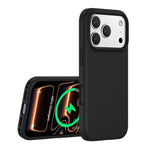 For iPhone 18 Pro Max / 17 Pro Max Magnetic Case PC + Liquid Silicone Anti-Scratch Phone Cover