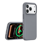 For iPhone 18 Pro Max / 17 Pro Max Magnetic Case PC + Liquid Silicone Anti-Scratch Phone Cover