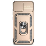 Til Samsung Galaxy A08 5G / A08 4G / A07 4G / A06 4G cover i PC + TPU med linsebeskyttelse og støttefod