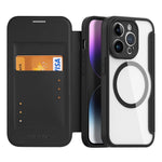 For iPhone 14 Pro Leather Case DUX DUCIS Skin X Pro Series Flip Cover Compatible with MagSafe