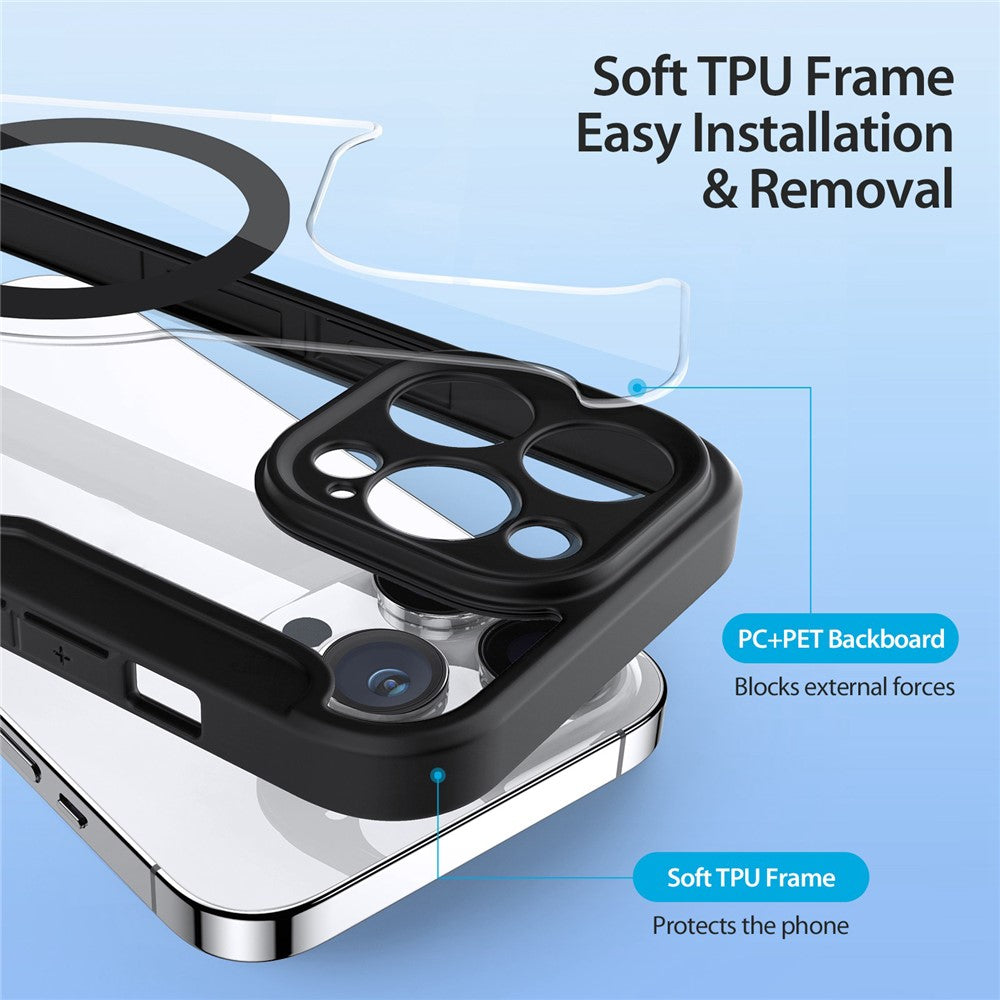 For iPhone 14 Pro Leather Case DUX DUCIS Skin X Pro Series Flip Cover Compatible with MagSafe