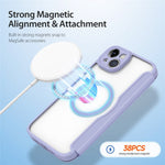 For iPhone 14 Plus Leather Case DUX DUCIS Skin X Pro Series Flip Cover Compatible with MagSafe