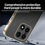 KADEM For OnePlus 15 5G Case Electroplating Silk Texture PU + TPU Phone Back Cover
