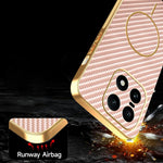 For OnePlus 15 5G Phone Case Carbon Fiber Textured Electroplated TPU Back Cover