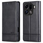 AZNS For Oppo Find X9 Pro 5G Case Cowhide Texture PU Leather Wallet Phone Cover