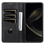 AZNS For Oppo Find X9 Pro 5G Case Cowhide Texture PU Leather Wallet Phone Cover
