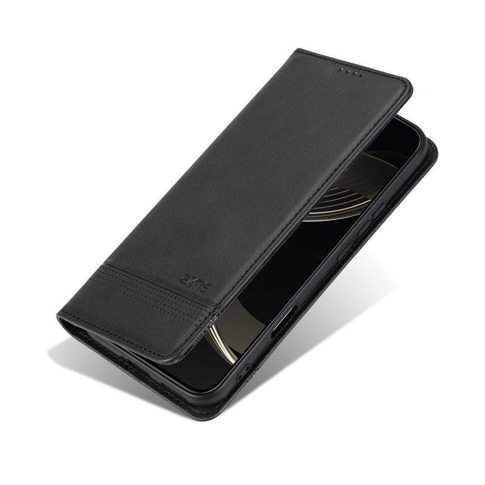 AZNS For Oppo Find X9 Pro 5G Case Cowhide Texture PU Leather Wallet Phone Cover