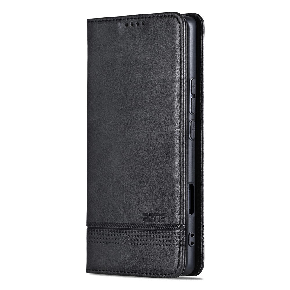 AZNS For Oppo Find X9 Pro 5G Case Cowhide Texture PU Leather Wallet Phone Cover