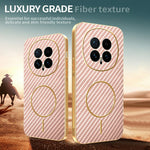 For Honor Magic8 5G Phone Case Carbon Fiber Textured Electroplated TPU Back Cover