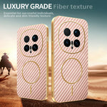 For Honor Magic8 Pro 5G Phone Case Carbon Fiber Textured Electroplated TPU Back Cover