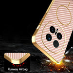 For Honor Magic8 Pro 5G Phone Case Carbon Fiber Textured Electroplated TPU Back Cover