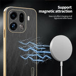 KADEM For Oppo Find X9 Pro 5G Case Electroplating Silk Texture PU + TPU Phone Back Cover