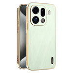 KADEM For Oppo Find X9 Pro 5G Case Electroplating Silk Texture PU + TPU Phone Back Cover
