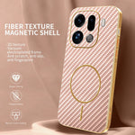 For Oppo Find X9 Pro 5G Phone Case Carbon Fiber Textured Electroplated TPU Back Cover