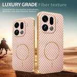 For Oppo Find X9 Pro 5G Phone Case Carbon Fiber Textured Electroplated TPU Back Cover
