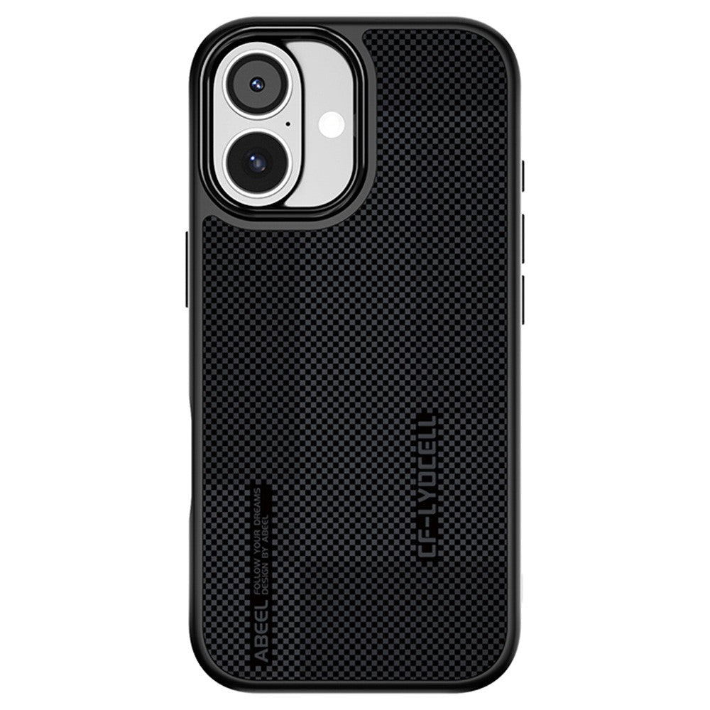 ABEEL CF-Lyocell Series Case Compatible with MagSafe for iPhone 17 - Microfiber + PC + E-TPU Phone Cover