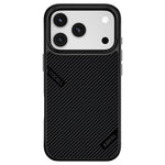 ABEEL CF-Lyocell-serien til iPhone 18 Pro / 17 Pro cover, kompatibel med MagSafe Microfiber + PC + E-TPU telefoncover
