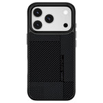 ABEEL CF-Lyocell-serien til iPhone 18 Pro / 17 Pro cover, kompatibel med MagSafe Microfiber + PC + E-TPU telefoncover