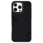 ABEEL CF-Lyocell Series Til iPhone 16 Pro Max Cover Kompatibel med MagSafe Mikrofiber + PC + E-TPU Telefoncover
