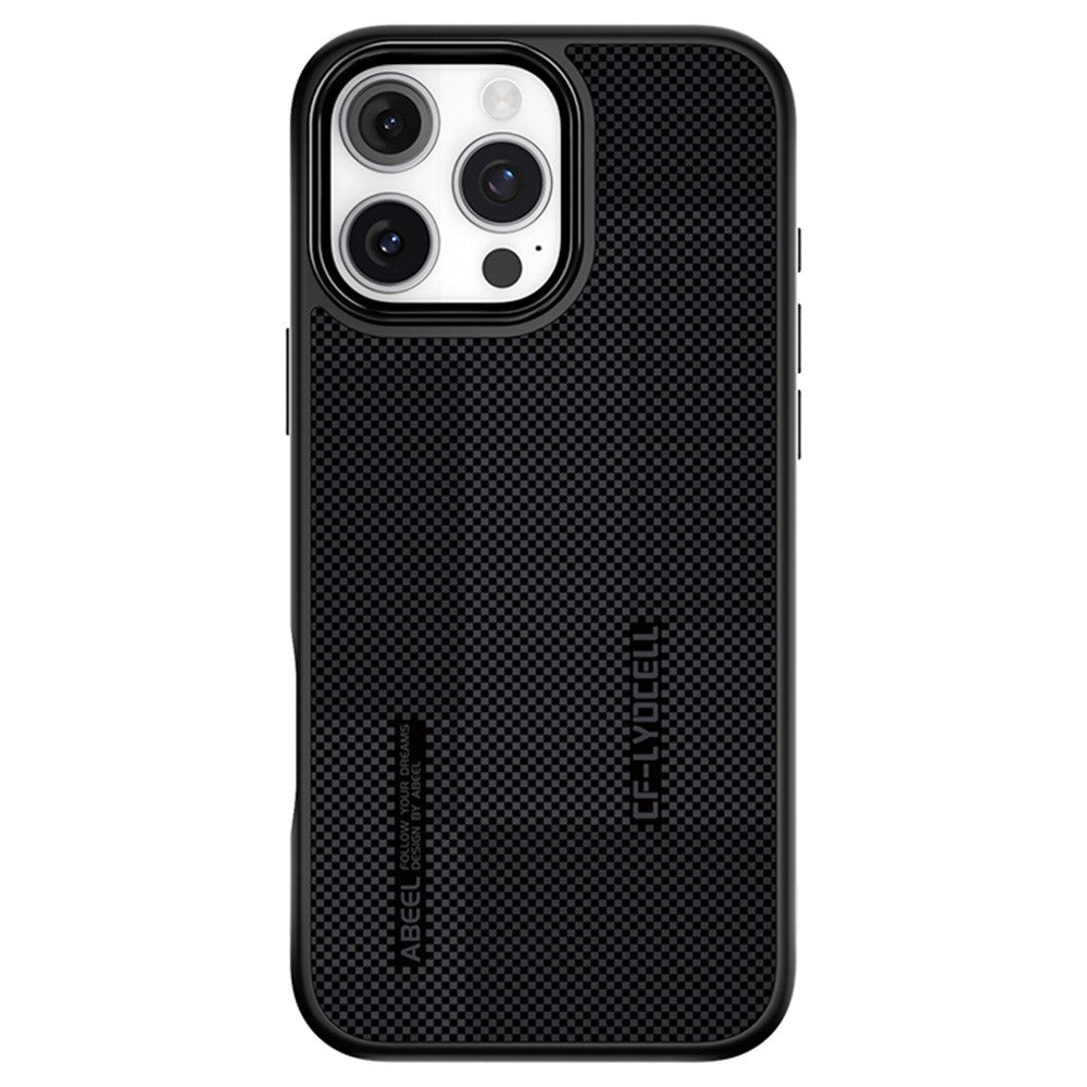 ABEEL CF-Lyocell Series Til iPhone 16 Pro Max Cover Kompatibel med MagSafe Mikrofiber + PC + E-TPU Telefoncover